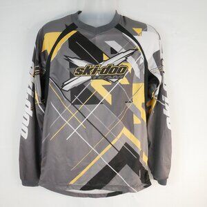 Ski-Doo Snowmobile Racing Team  BRP Longsleeve Jersey Shirt 2000s Size S